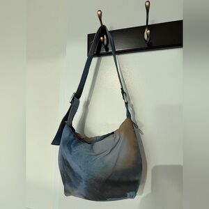 SAMSOE Blue and Brown Bag